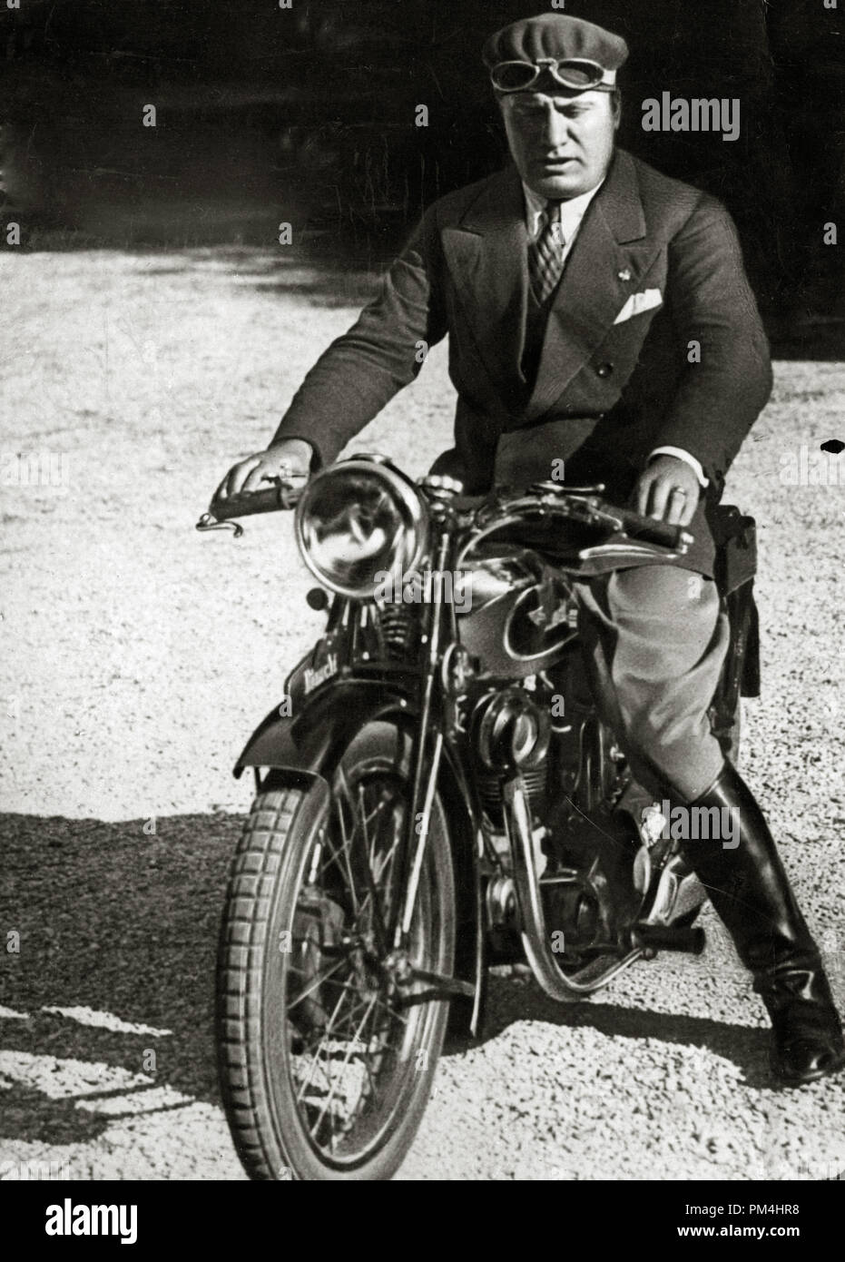 Italian dictator Benito Mussolini, circa 1938.  File Reference # 1003 396THA Stock Photo