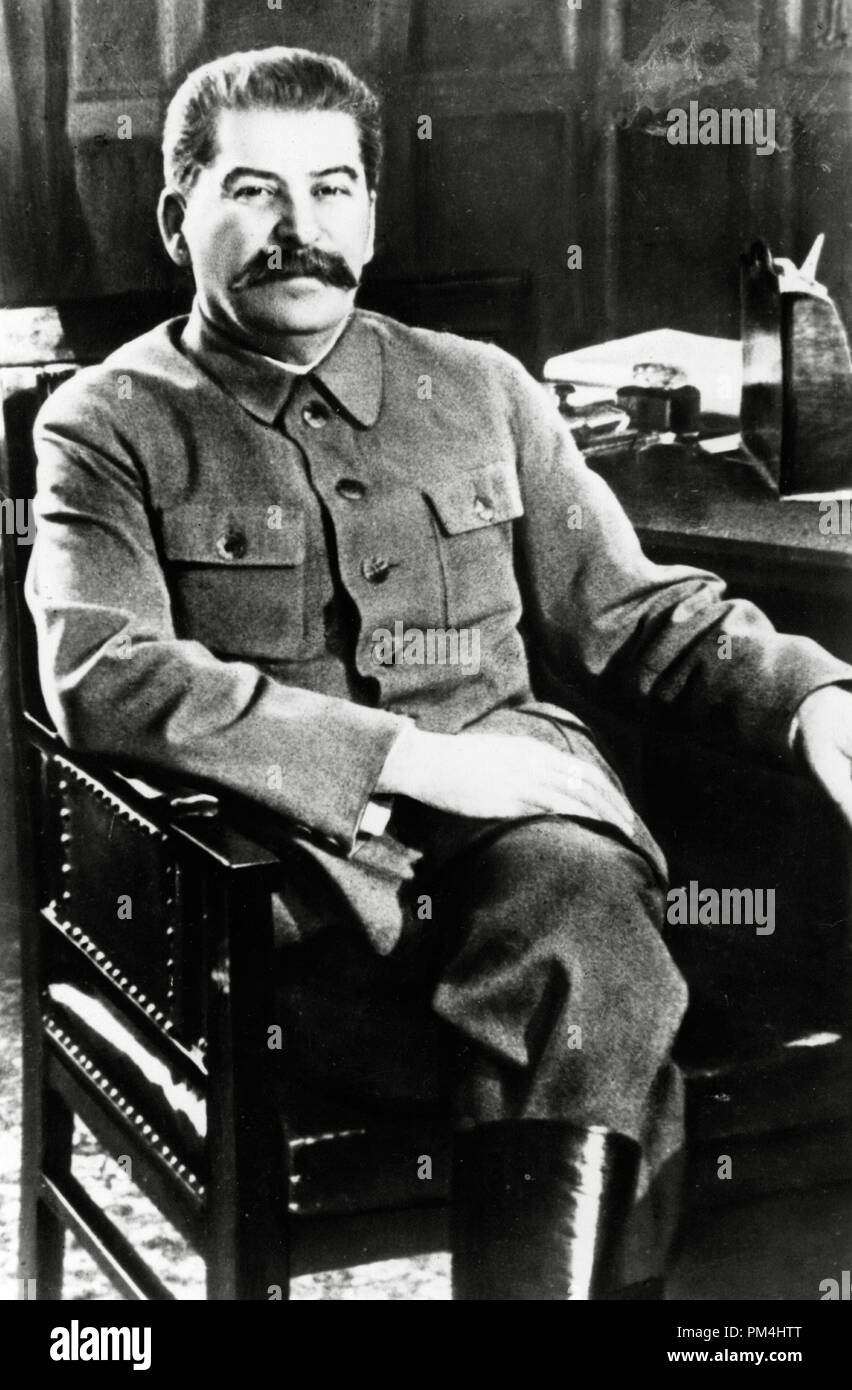 Soviet Communist dictator Joseph Stalin circa 1935  File Reference # 1003 413THA Stock Photo