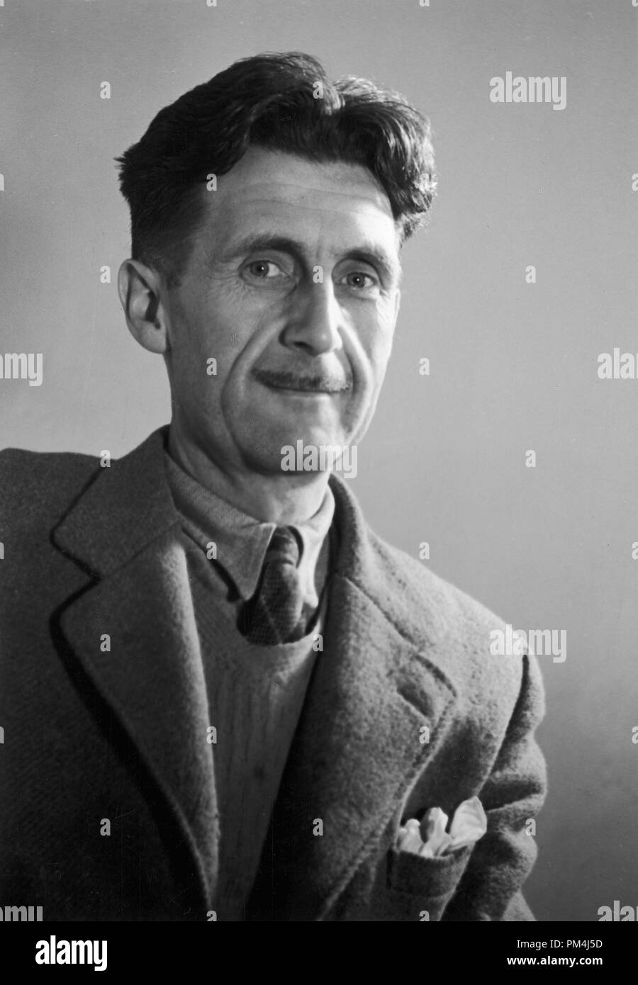 George Orwell in a publicity photo circa 1941   File Reference # 1003 535THA Stock Photo