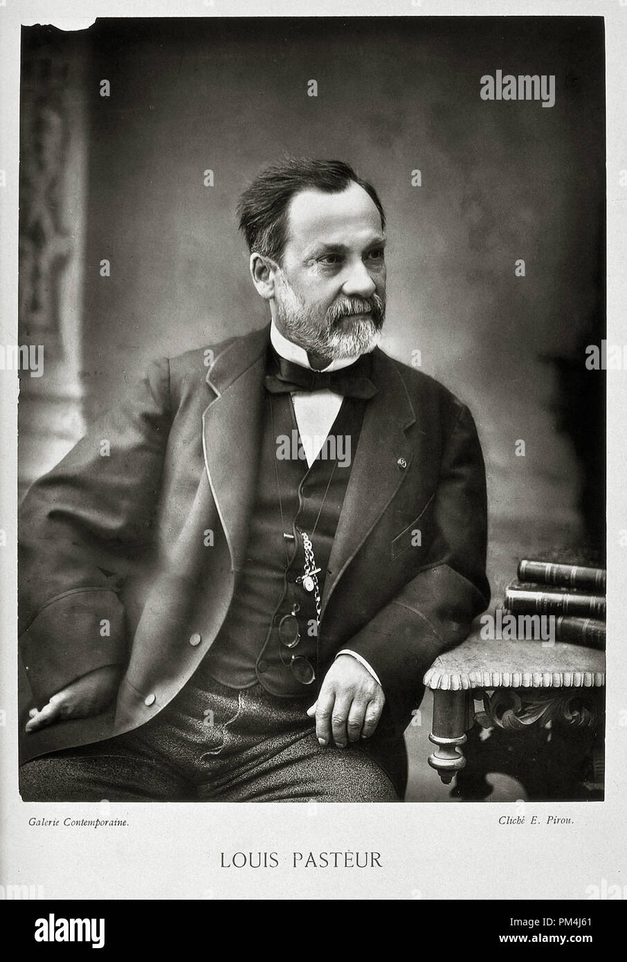 Portrait of Louis Pasteur (1822 - 1895), French microbiologist and chemist, circa 1880    File Reference # 1003 550THA Stock Photo