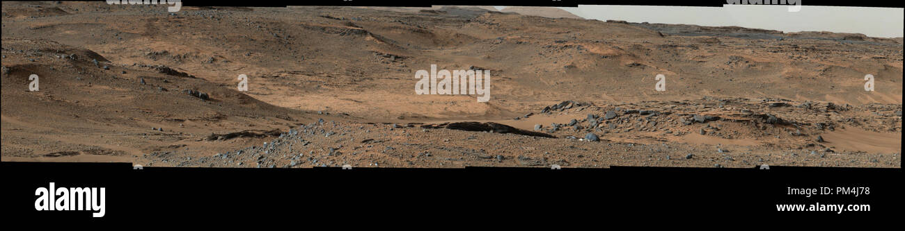This image from NASA's Mars Curiosity rover shows the 