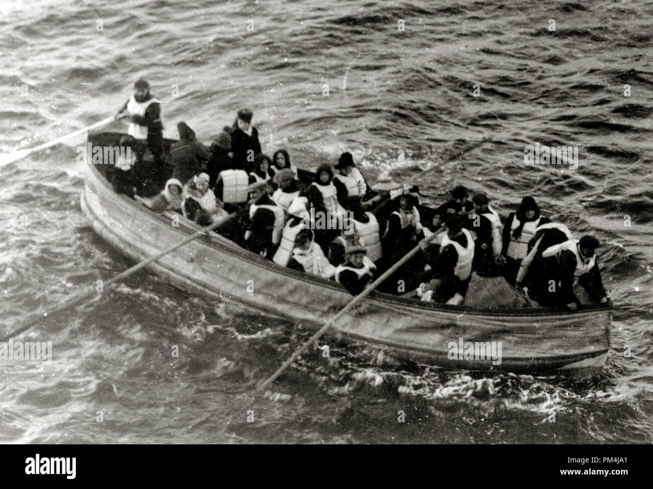 Titanic Lifeboat. The last lifeboat successfully launched from the