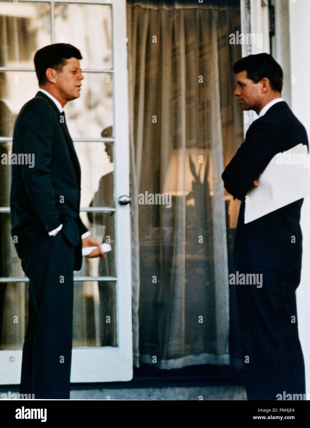 President John F. Kennedy with Attorney General Robert F. Kennedy at