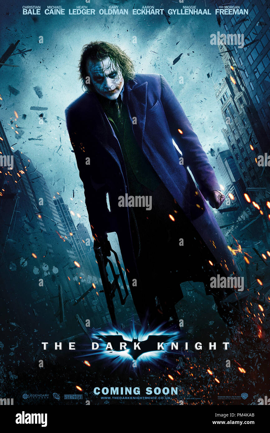 'Batman: The Dark Knight' (Poster) © 2008 Warner Brothers Stock Photo