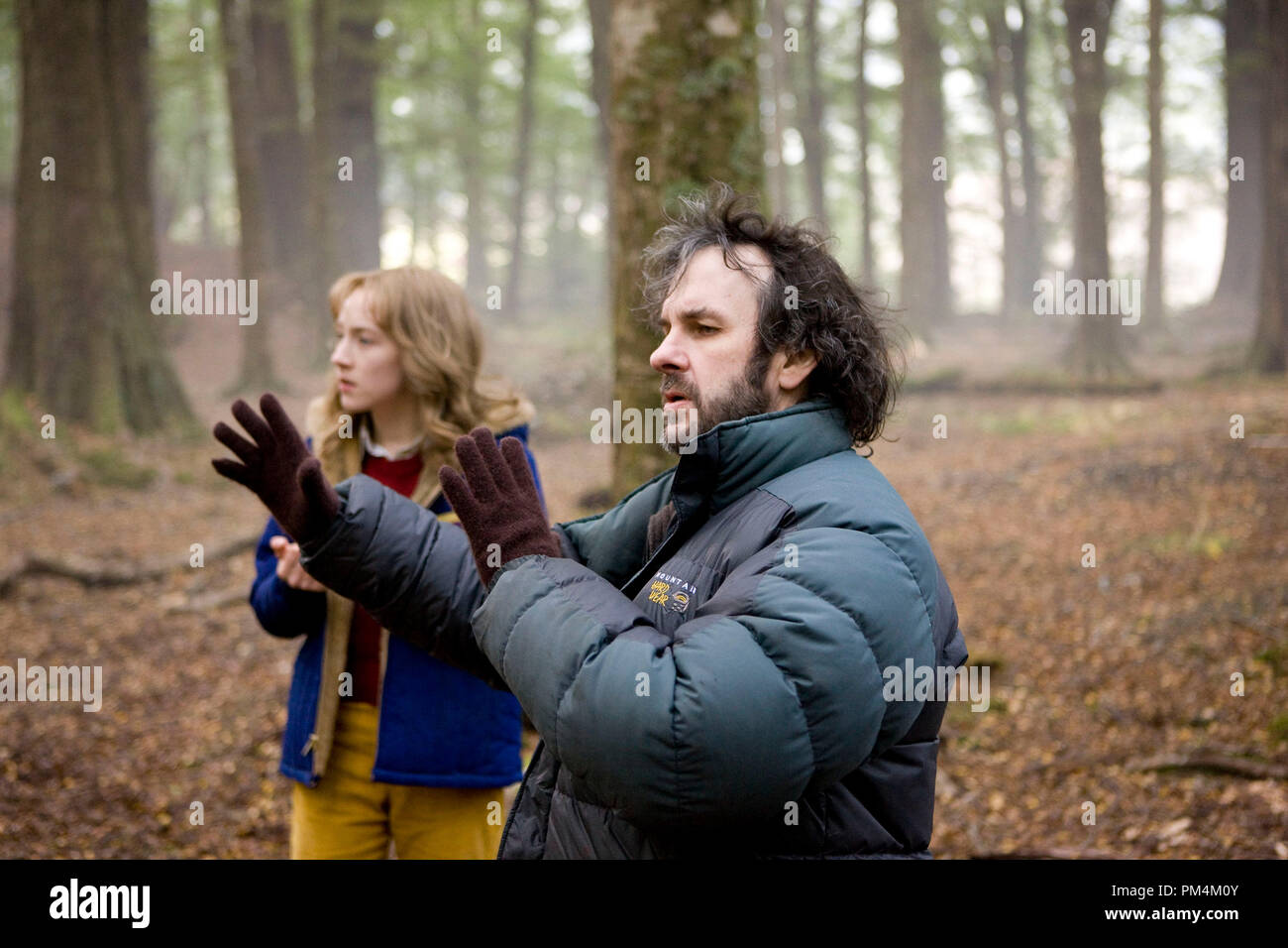 Peter Jackson and Saoirse Ronan in The Lovely Bones Stock Photo
