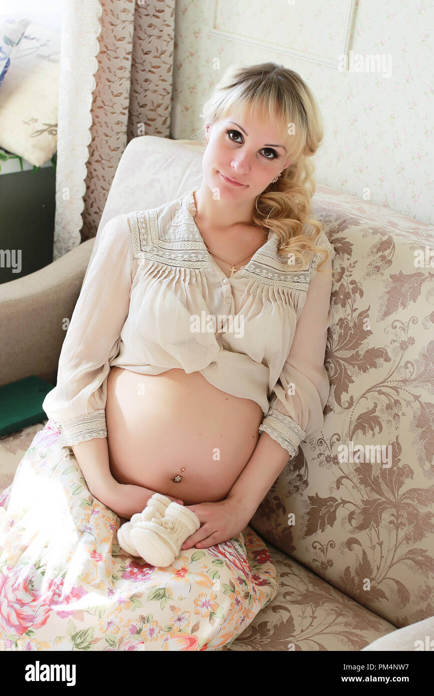 Pregnant Blonde Teen