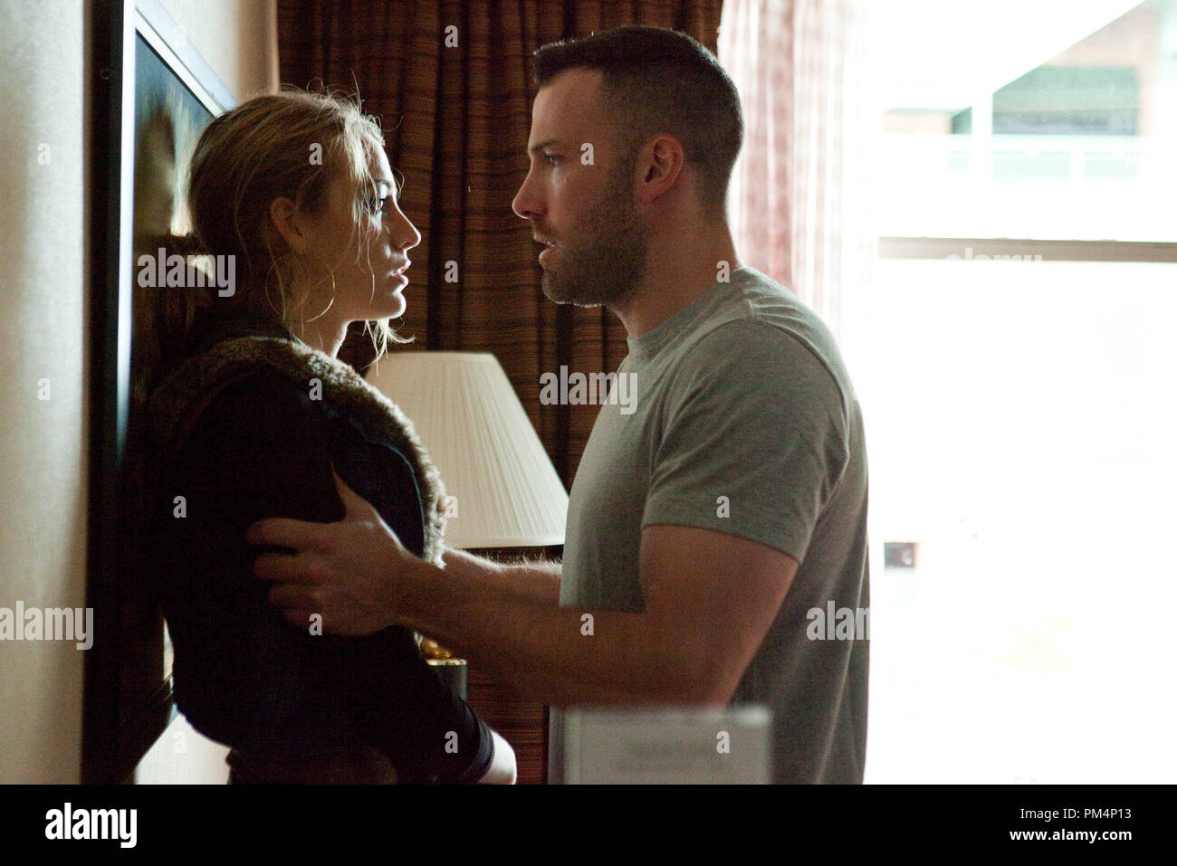 (L-r) BLAKE LIVELY as Krista Coughlin and BEN AFFLECK as Doug MacRay in Warner Bros. Pictures' and Legendary Pictures' crime drama 'The Town,' distributed by Warner Bros. Pictures. Stock Photo