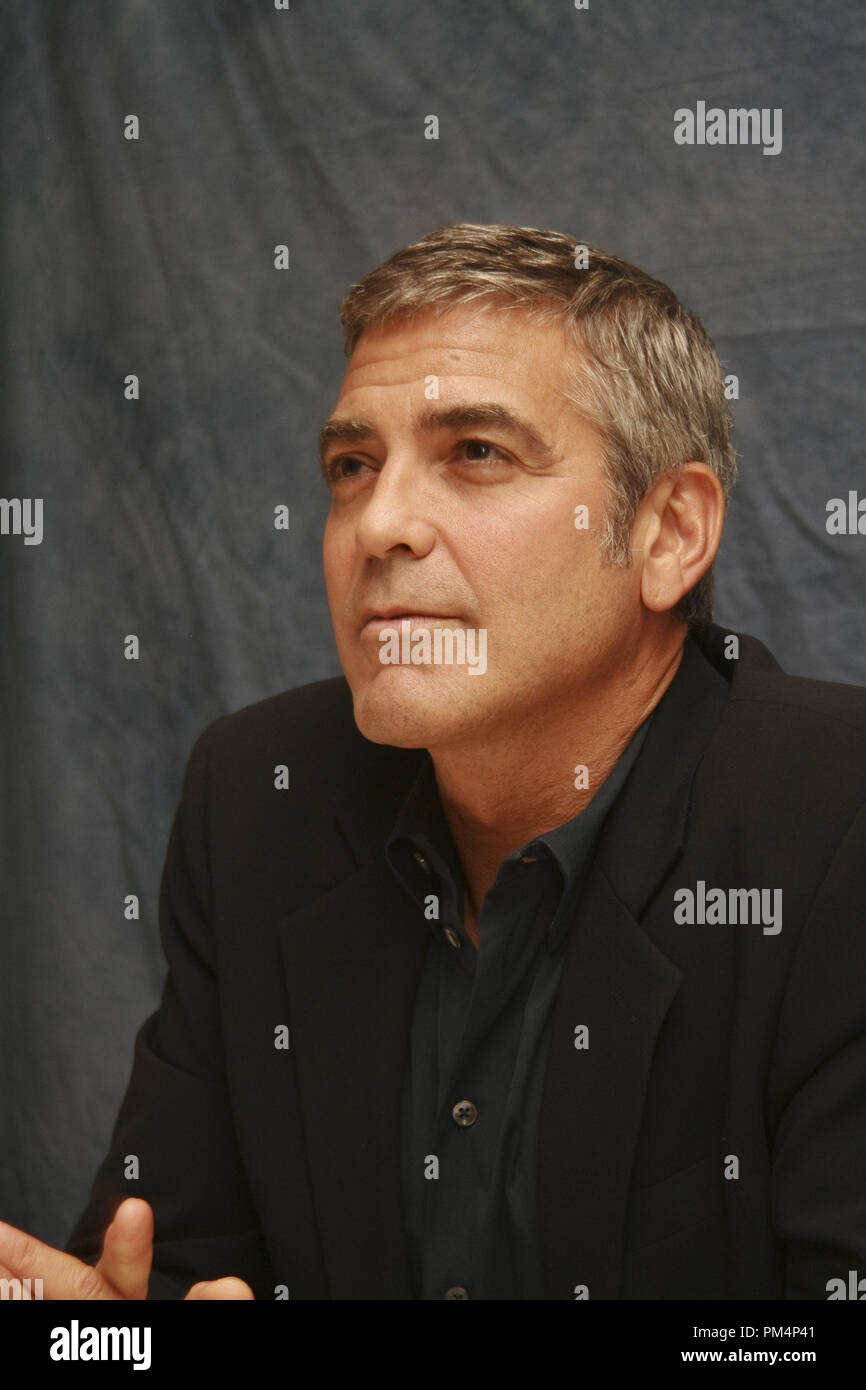 George Clooney 'The American' Portrait Session, August 28, 2010.  Reproduction by American tabloids is absolutely forbidden. File Reference # 30456 025JRC  For Editorial Use Only -  All Rights Reserved Stock Photo