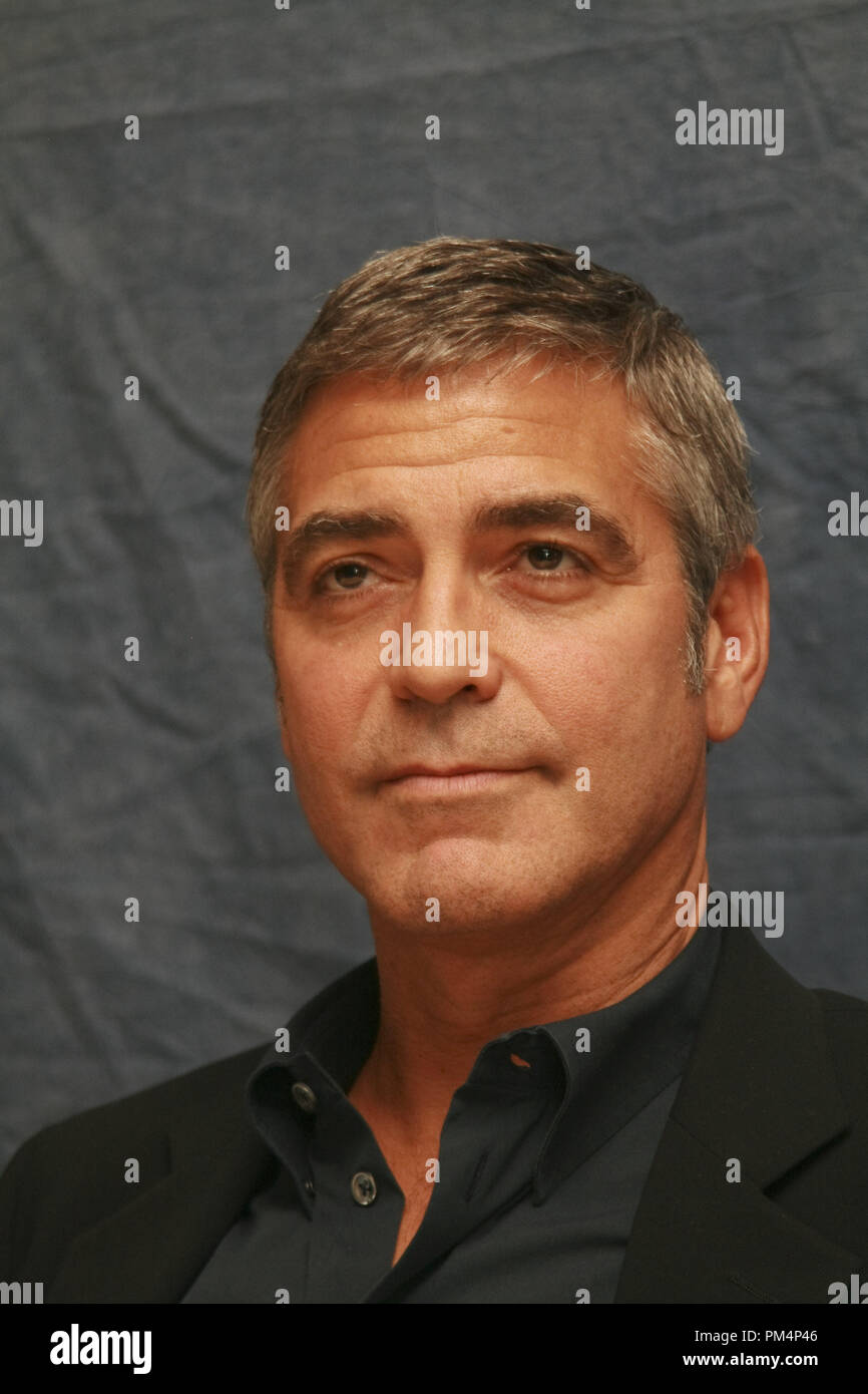 George Clooney 'The American' Portrait Session, August 28, 2010.  Reproduction by American tabloids is absolutely forbidden. File Reference # 30456 029JRC  For Editorial Use Only -  All Rights Reserved Stock Photo