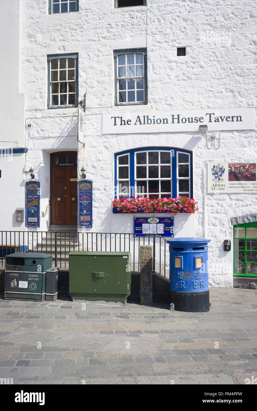 The Albion House Tavern in St Peter Port Guernsey UKy Stock Photo Alamy