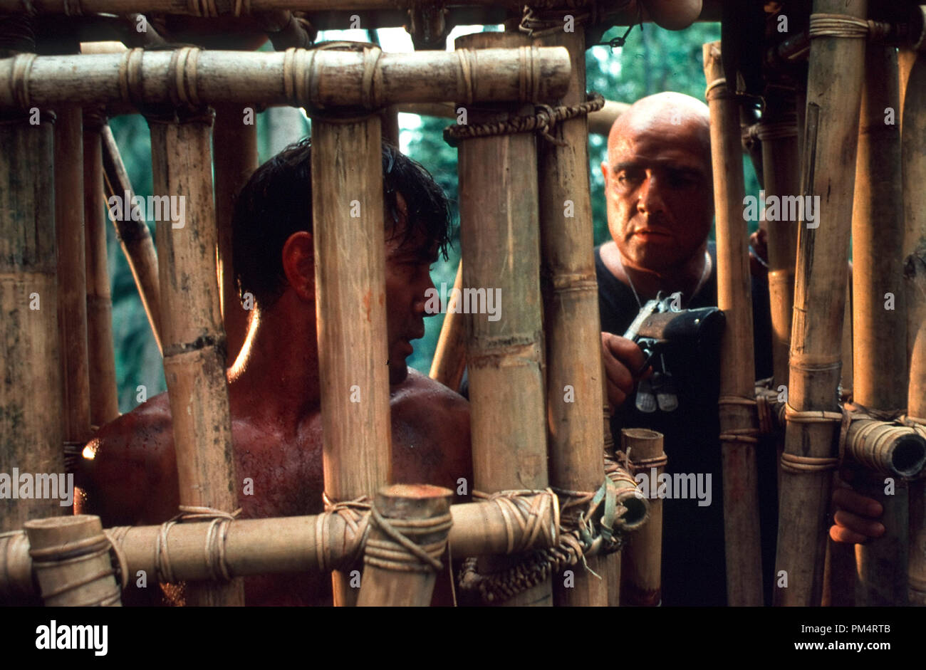 'Apocalypse Now' Martin Sheen, Marlon Brando 1979 Stock Photo