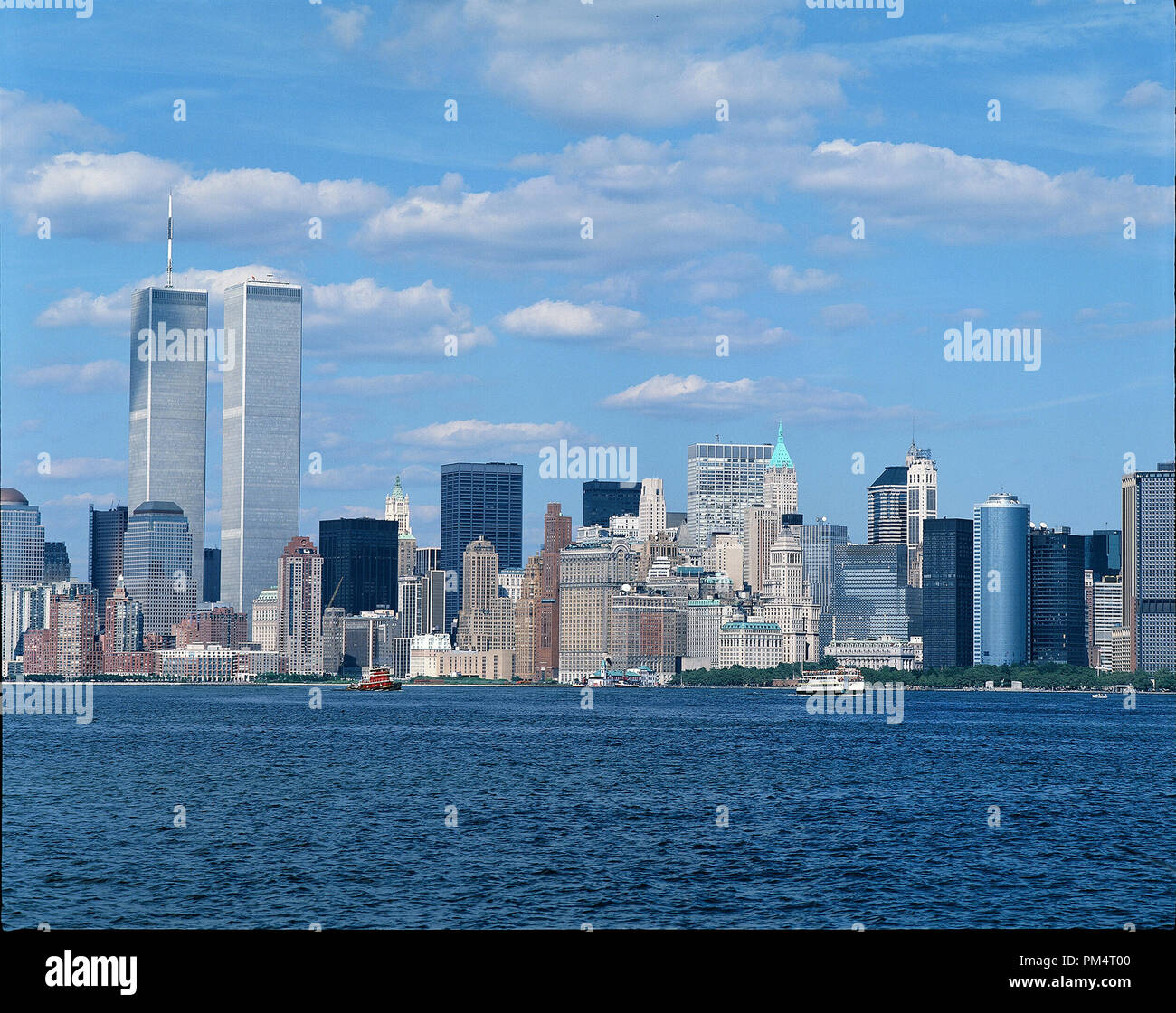 USA - New-york - Manhattan - The Twins before 11 september Stock Photo