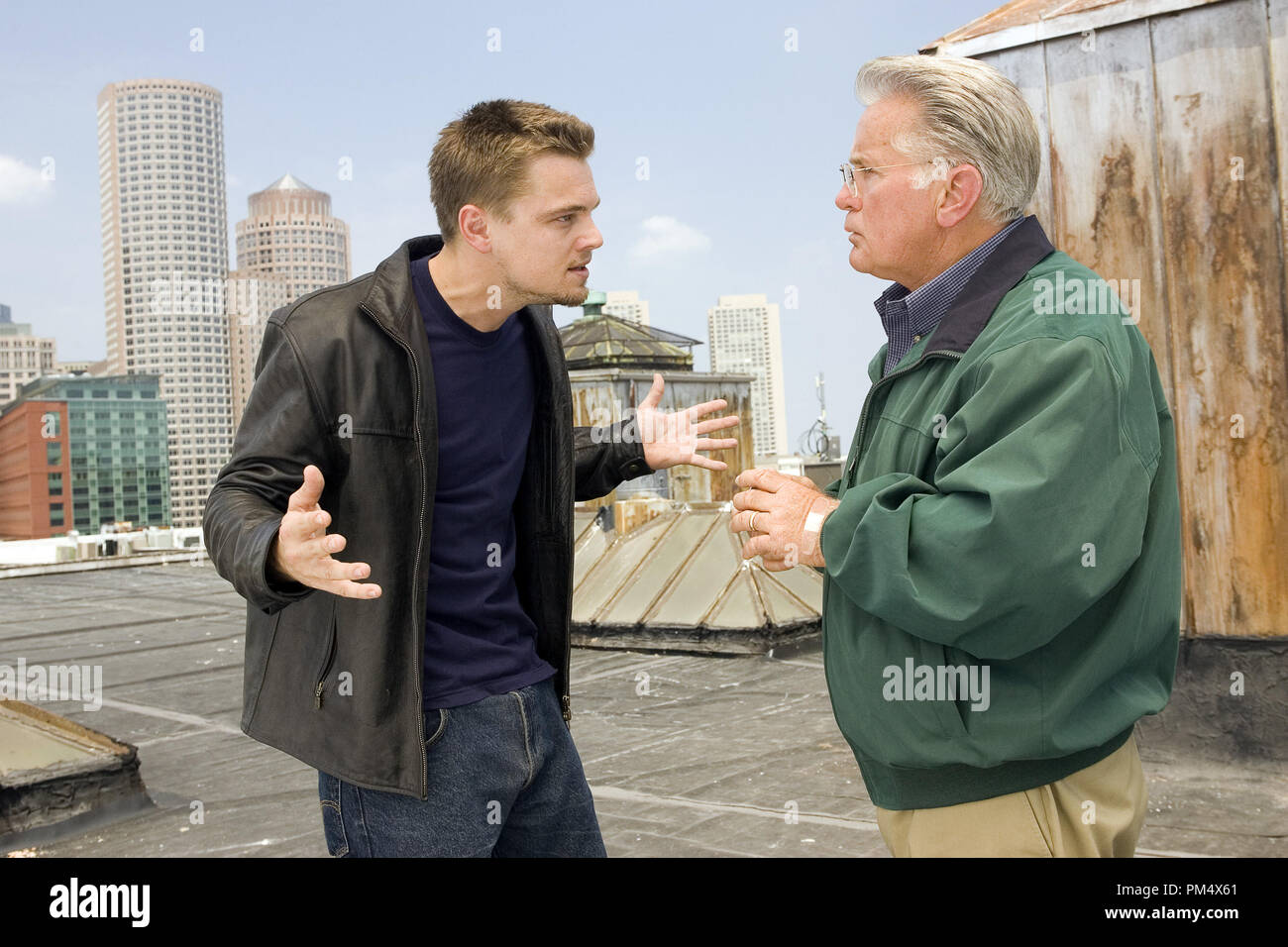 Studio Publicity Still from 'The Departed' Leonardo DiCaprio, Martin Sheen © 2006 Warner Photo credit: Andrew Cooper   File Reference # 307372362THA  For Editorial Use Only -  All Rights Reserved Stock Photo