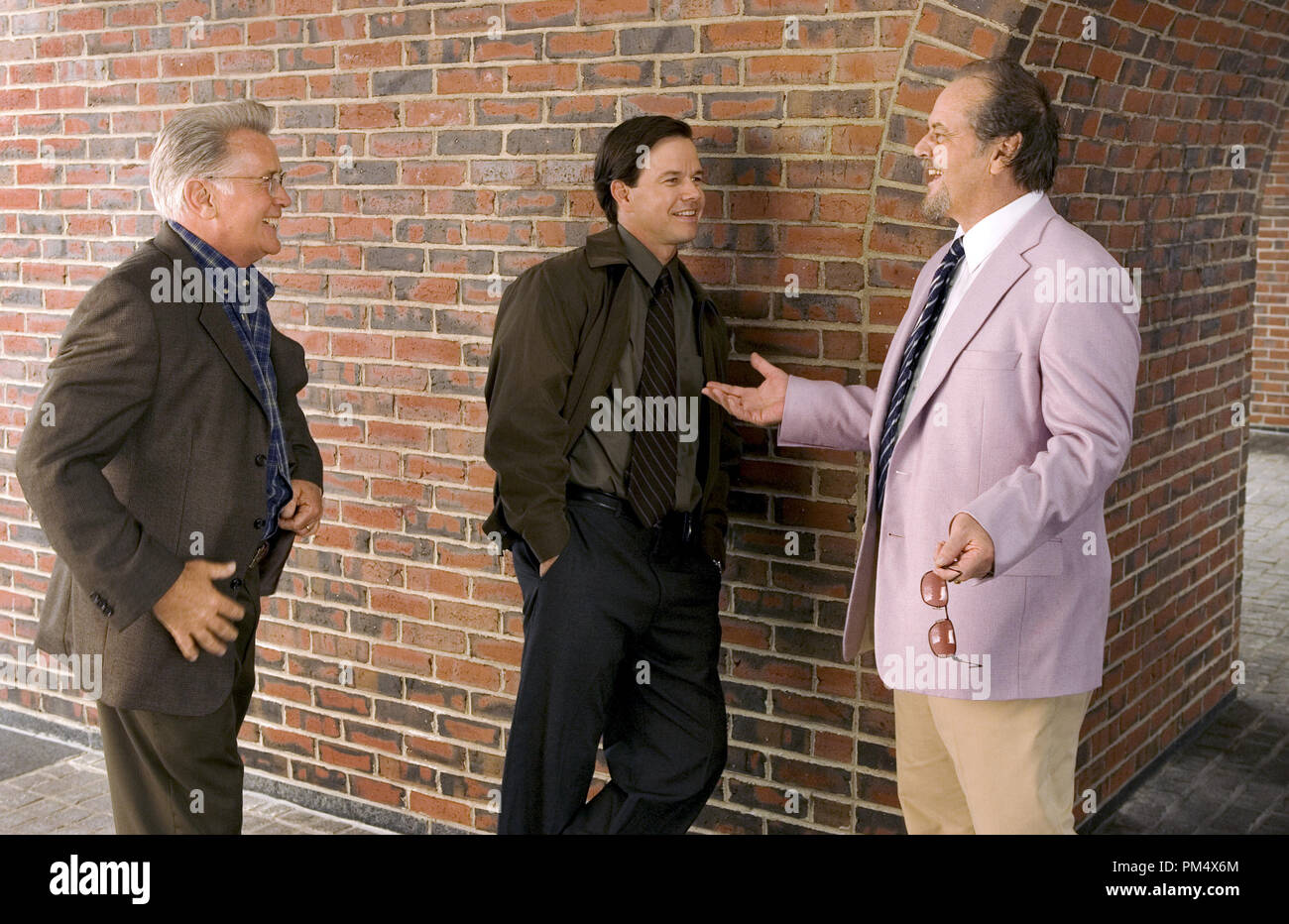 Studio Publicity Still from 'The Departed' Martin Sheen, Mark Wahlberg, Jack Nicholson © 2006 Warner Photo credit: Andrew Cooper   File Reference # 307372369THA  For Editorial Use Only -  All Rights Reserved Stock Photo