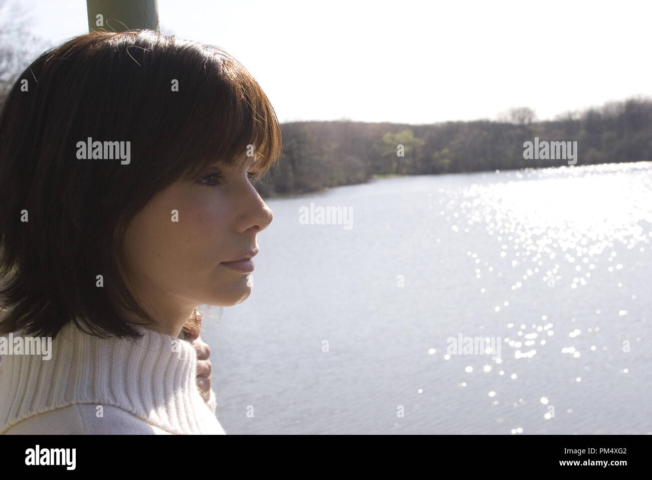 Studio Publicity Still from 'The Lake House' Sandra Bullock © 2006 Warner Photo credit: Peter Sorel  File Reference # 307372514THA  For Editorial Use Only -  All Rights Reserved Stock Photo