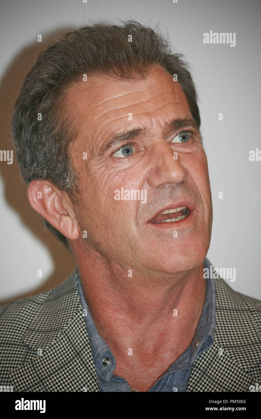 Mel Gibson,  January 14, 2010.  Reproduction by American tabloids is absolutely forbidden.  File Reference # 30122 051JRC  For Editorial Use Only -  All Rights Reserved Stock Photo