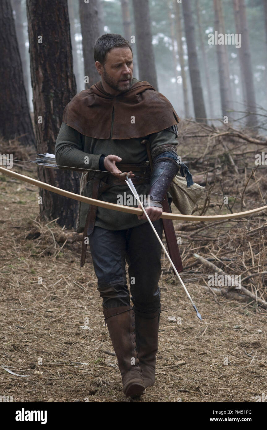'Robin Hood' 2010 Universal Russell Crowe Stock Photo