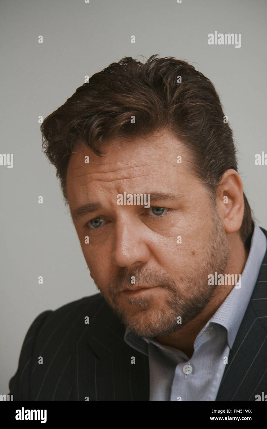 Russell Crowe 'Robin Hood'  Portrait Session, April 23, 2010.  Reproduction by American tabloids is absolutely forbidden. File Reference # 30191 002JRC  For Editorial Use Only -  All Rights Reserved Stock Photo
