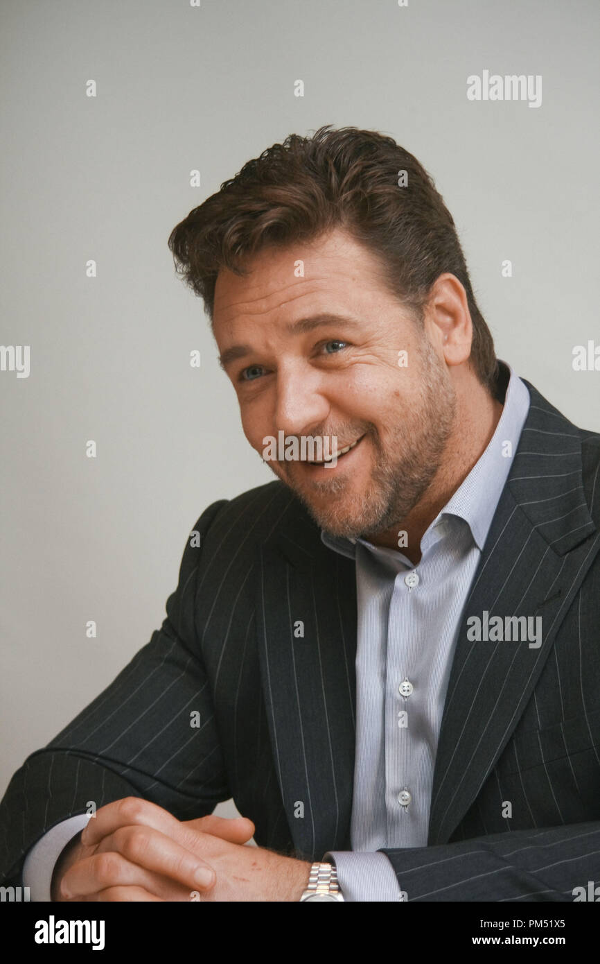Russell Crowe 'Robin Hood'  Portrait Session, April 23, 2010.  Reproduction by American tabloids is absolutely forbidden. File Reference # 30191 008JRC  For Editorial Use Only -  All Rights Reserved Stock Photo