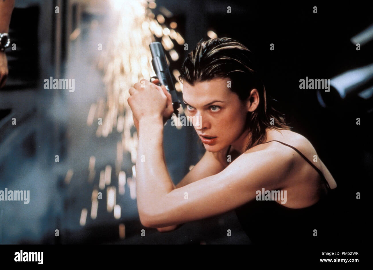 'Resident Evil' Milla Jovovich © 2002 Sony Pictures Photo by Rolf Konow Stock Photo
