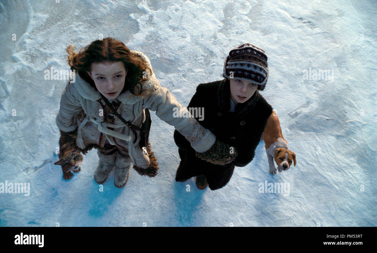 'The Golden Compass'  Dakota Blue Richards, Ben Walker  © 2007 New Line Cinema Stock Photo
