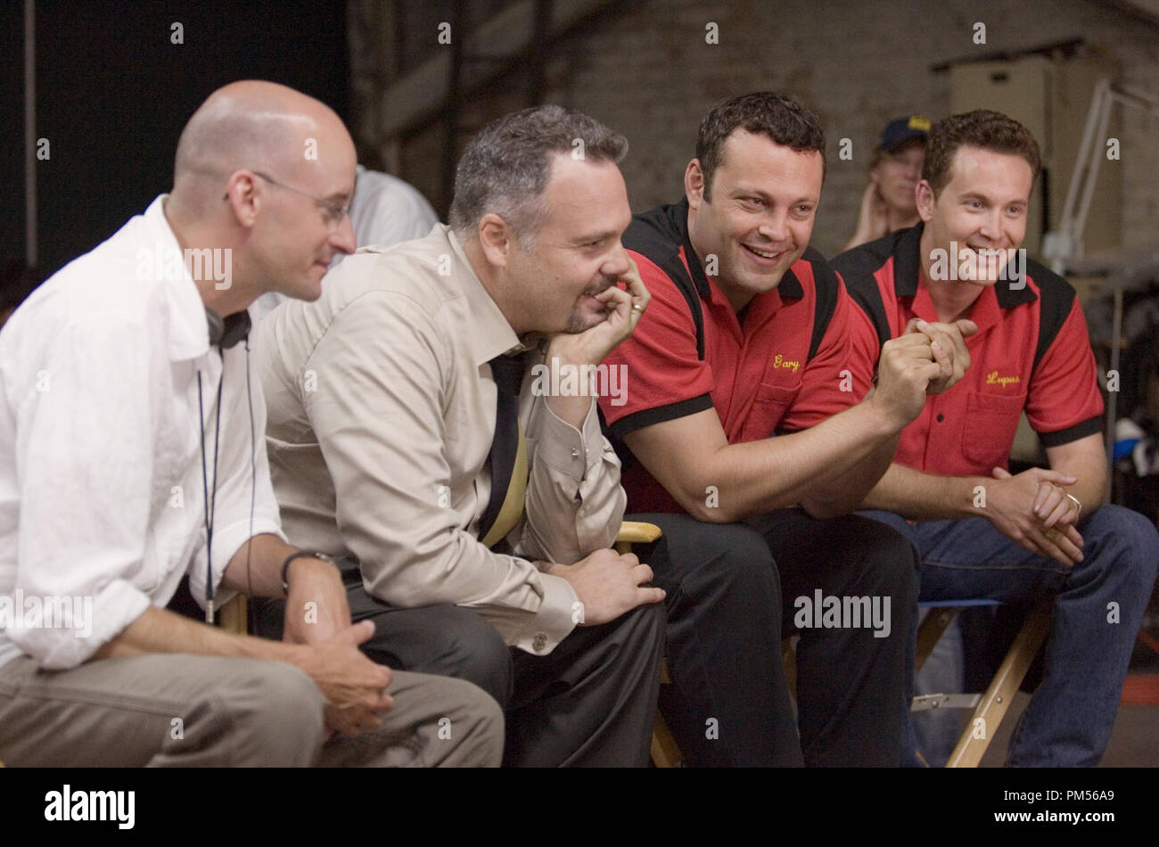 'The Break-Up' Director Peyton Reed, Vincent D'Onofrio, Vince Vaughn, Cole Hauser Stock Photo