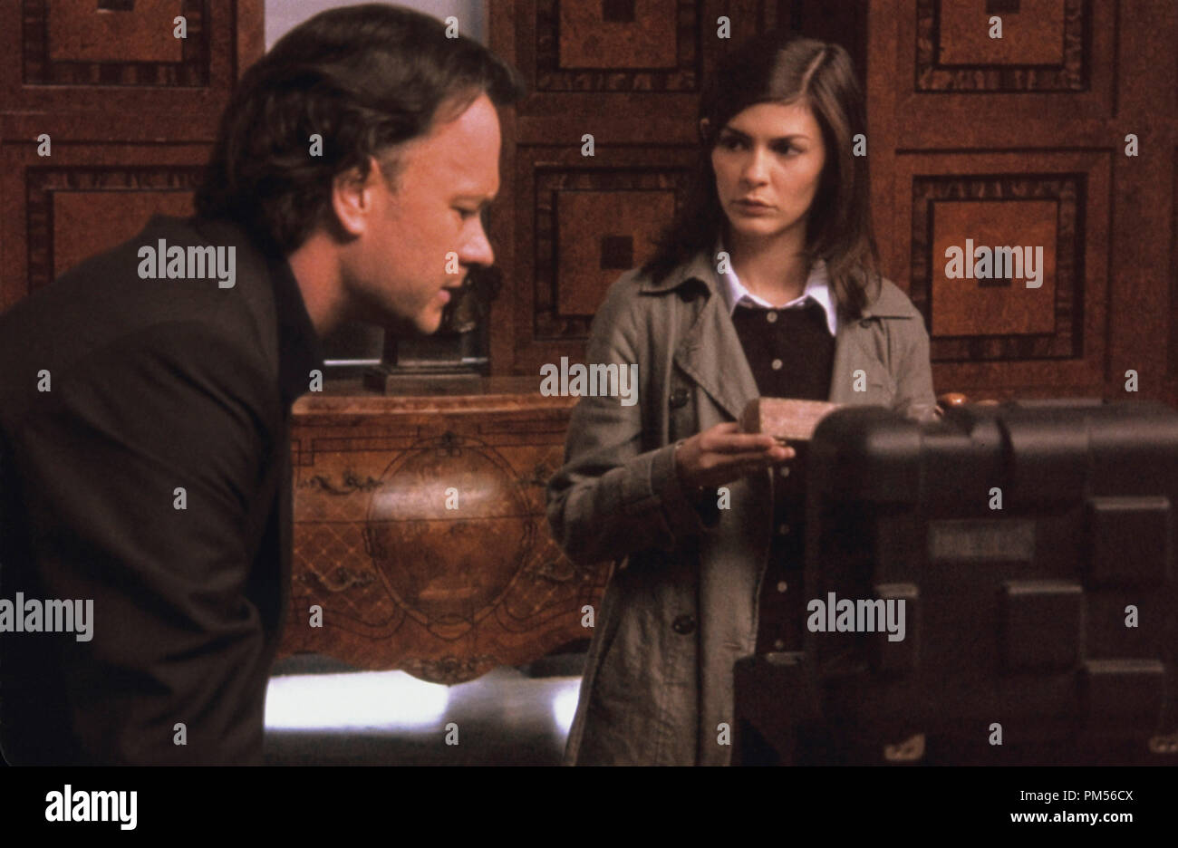 The Da Vinci Code  Tom Hanks, Audrey Tautou Stock Photo