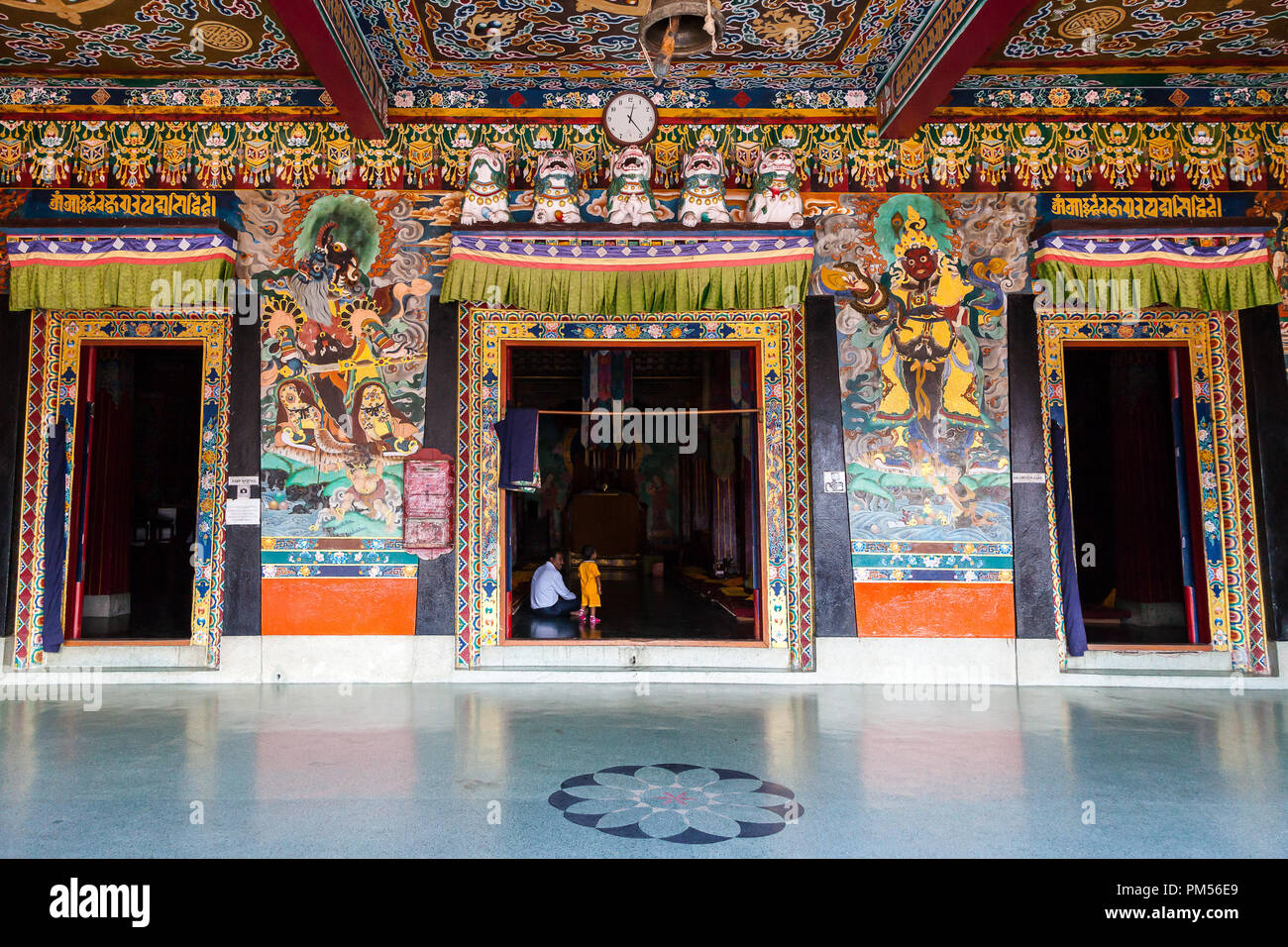 Rumtek Monastery, largest monastery in Sikkim, India. Stock Photo