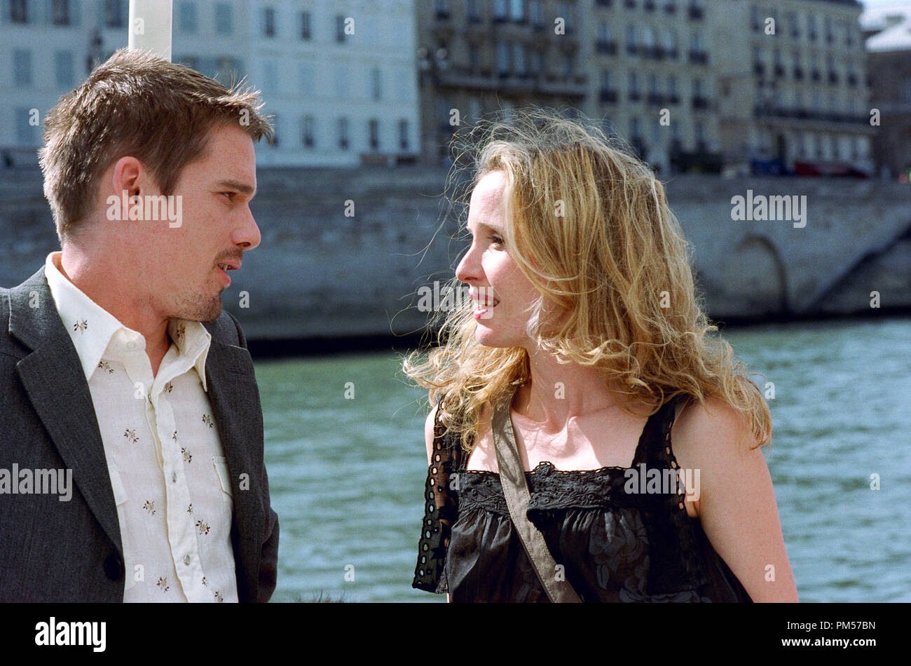 Studio Publicity Still from "Before Sunset" Ethan Hawke, Julie Delpy