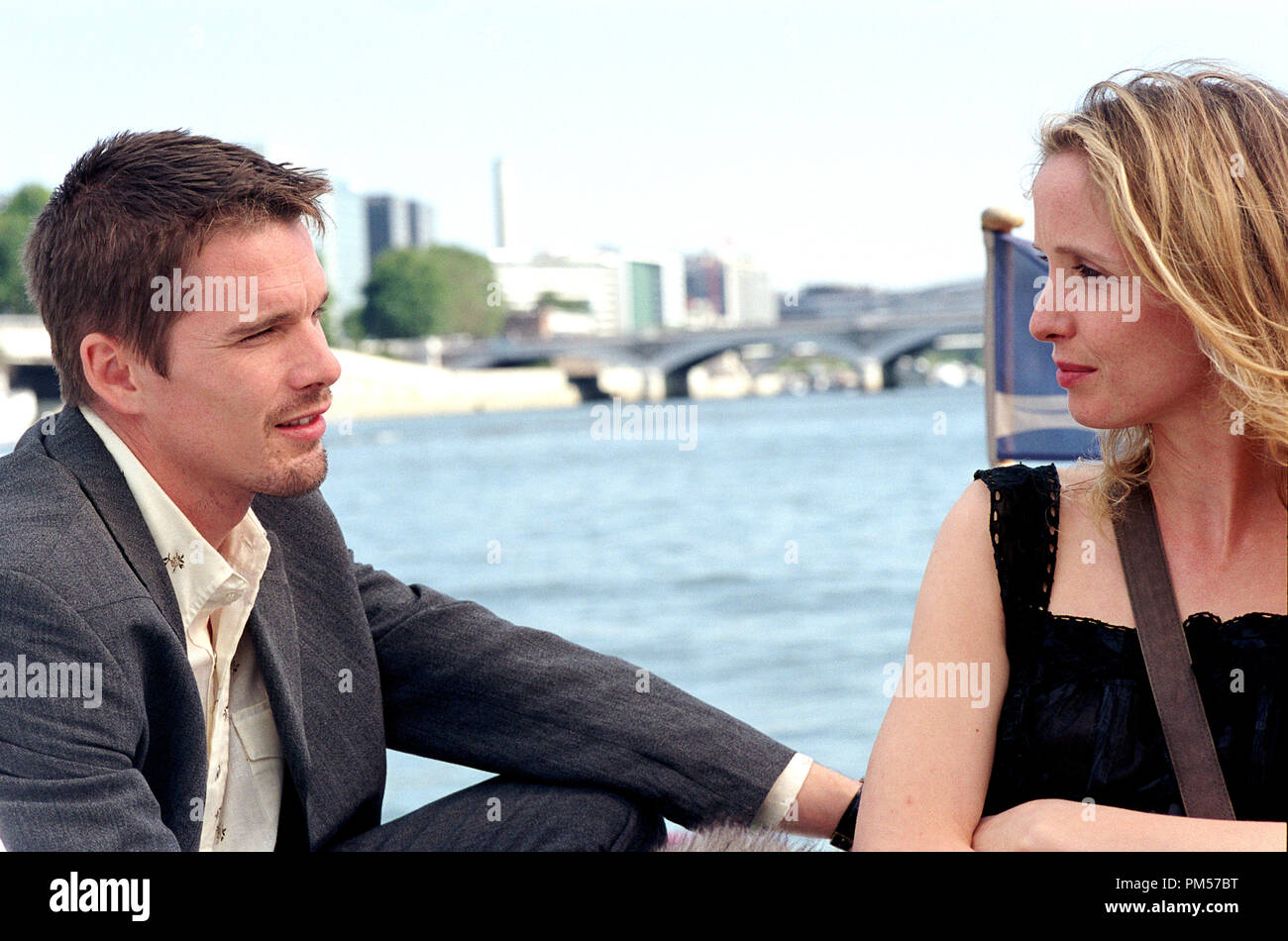 Studio Publicity Still from "Before Sunset" Ethan Hawke, Julie Delpy