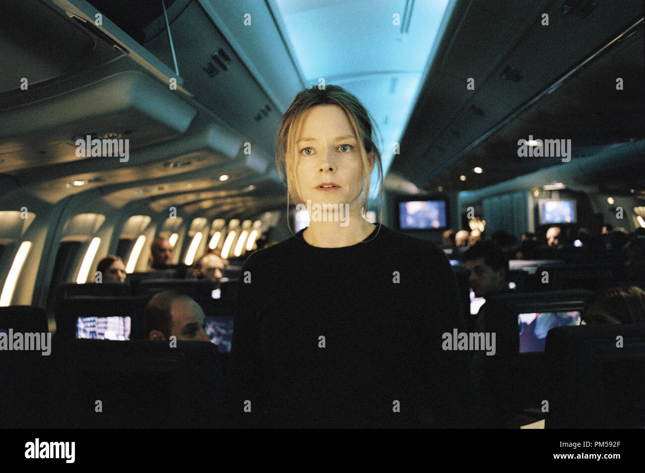 Studio Publicity Still from "Flightplan" Jodie Foster © 2005 Touchstone Pictures Photo by Ron Batzdorff   File Reference # 307362076THA  For Editorial Use Only -  All Rights Reserved Stock Photo