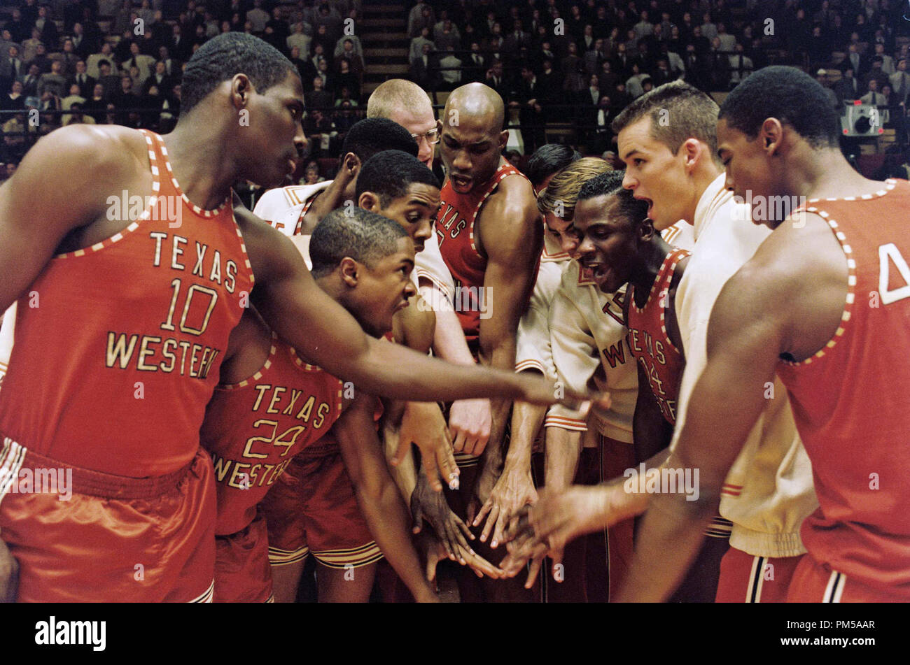 Studio Publicity Still from 'Glory Road' Damaine Radcliff, Sam Jones III, Alphonso McAuley, Al Shearer, James Olivard, Schin A.S. Kerr, Mitch Eakins, Derek Luke, Austin Nichols, Mehcad Brooks © 2006 Walt Disney Pictures Photo credit: Frank Connor   File Reference # 307371740THA  For Editorial Use Only -  All Rights Reserved Stock Photo