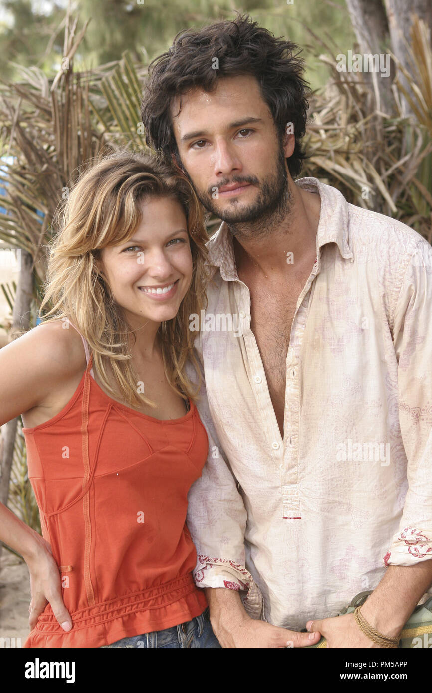 Studio Publicity Still from "Lost" (Episode Name: Further Investigations) Kiele Sanchez, Rodrigo Santoro 2006 Photo credit: Mario Perez   File Reference # 307371997THA  For Editorial Use Only -  All Rights Reserved Stock Photo