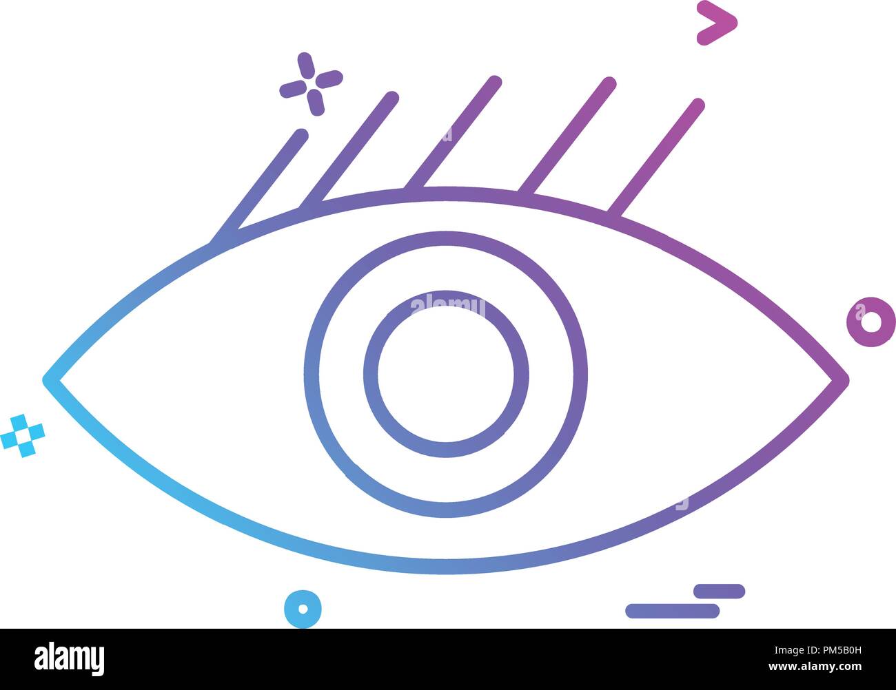 Eye icon design vector Stock Vector Image & Art - Alamy