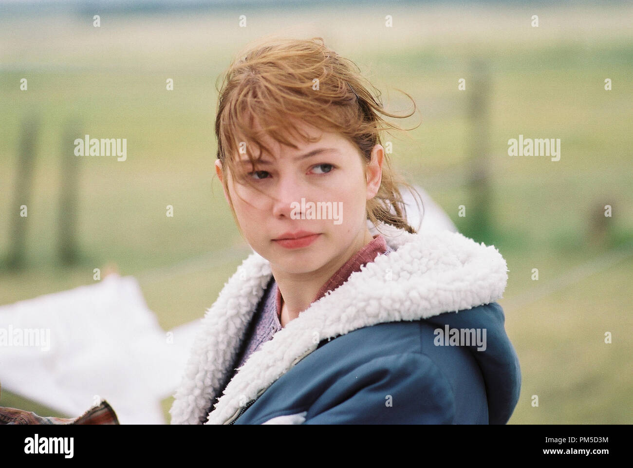 Film Still / Publicity Still from 'Brokeback Mountain'  Michelle Williams © 2005 Focus Features  Photo Credit: Kimberley French   File Reference # 307361401THA  For Editorial Use Only -  All Rights Reserved Stock Photo