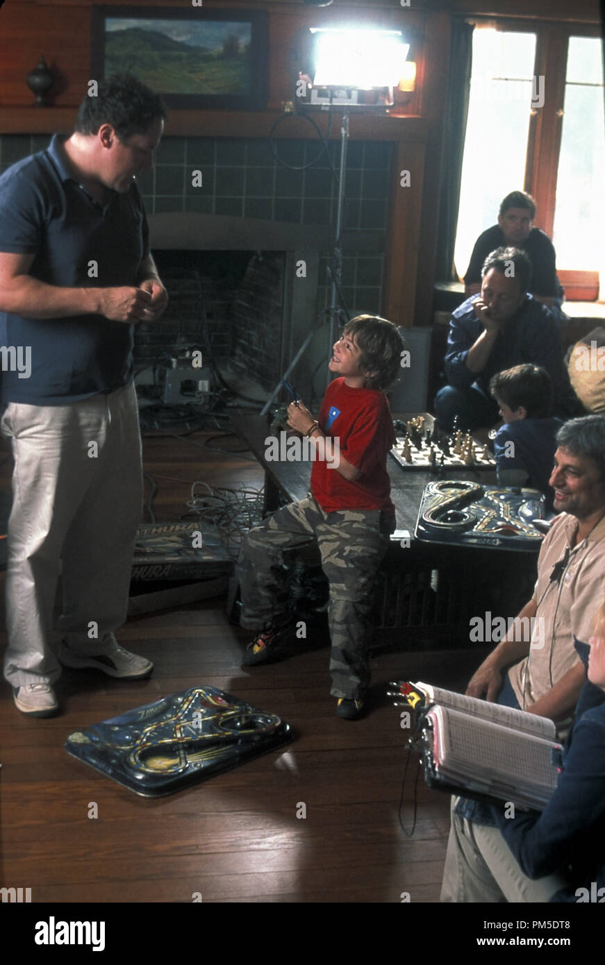 Film Still / Publicity Still from 'Zathura' Director Jon Favreau, Jonah Bobo © 2005 Columbia Pictures Photo Credit: Merrick Morton  File Reference # 30736559THA  For Editorial Use Only -  All Rights Reserved Stock Photo
