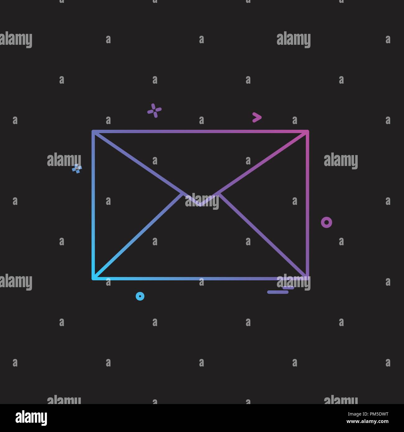 Mesasges icon design vector Stock Vector Image & Art - Alamy