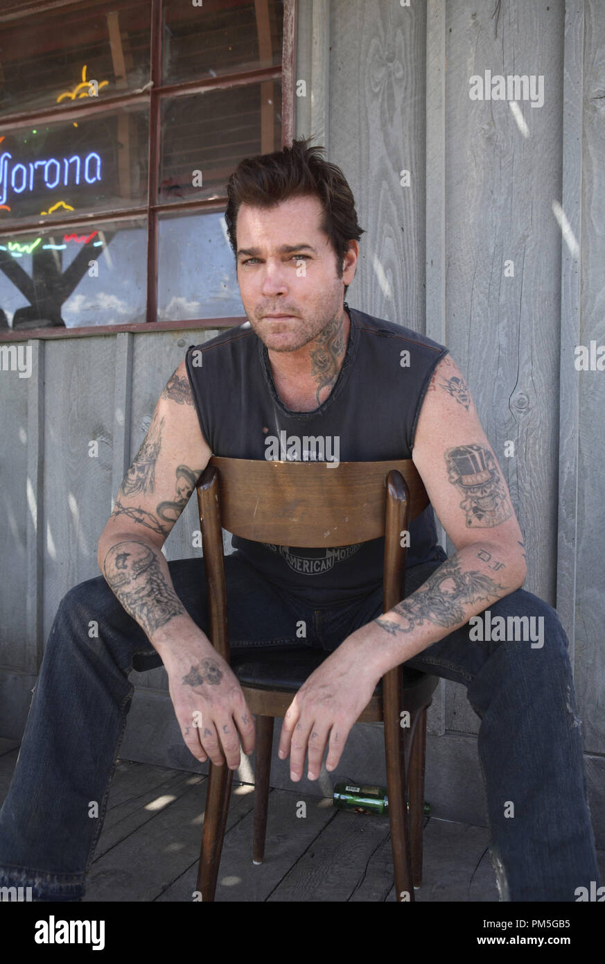 Studio Publicity Still from 'Wild Hogs' Ray Liotta © 2007 Touchstone Pictures Photo credit: Lorey Sebastian    File Reference # 307381991THA  For Editorial Use Only -  All Rights Reserved Stock Photo