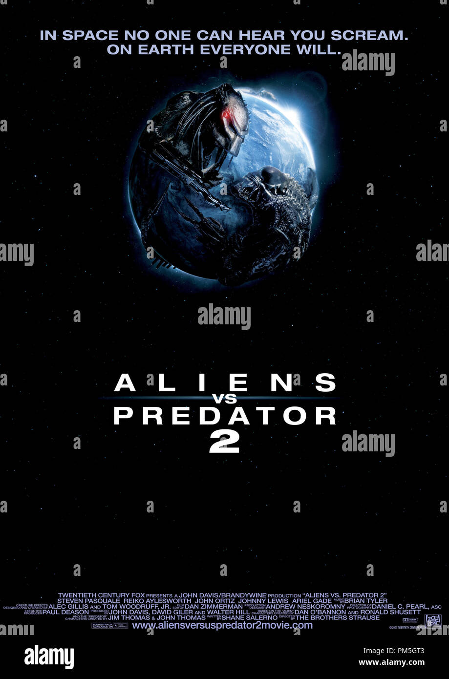 AVP Alien vs Predator T Shirt L White 