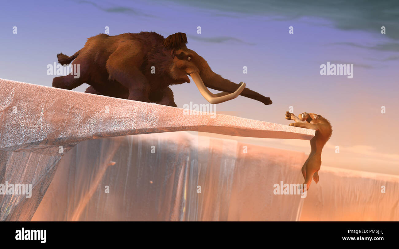 Film Still / Publicity Still from 'Ice Age' Manfred and Diego © 2002 20th Century Fox Stock Photo