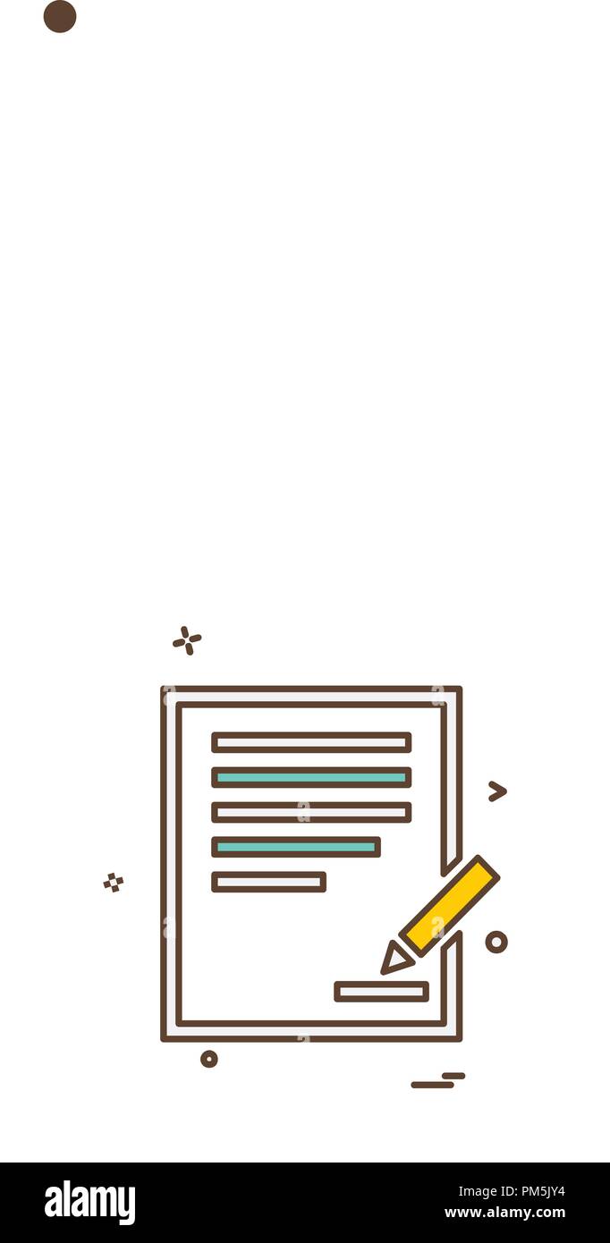 Text icon design vector Stock Vector Image & Art - Alamy image.