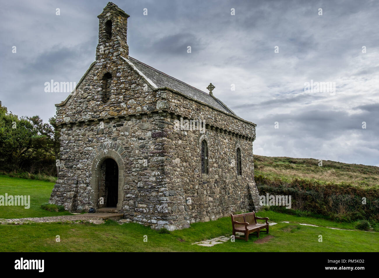 Chapel of Our Lady and St Non, St David's, Pembrokeshire, Wales Stock Photo
