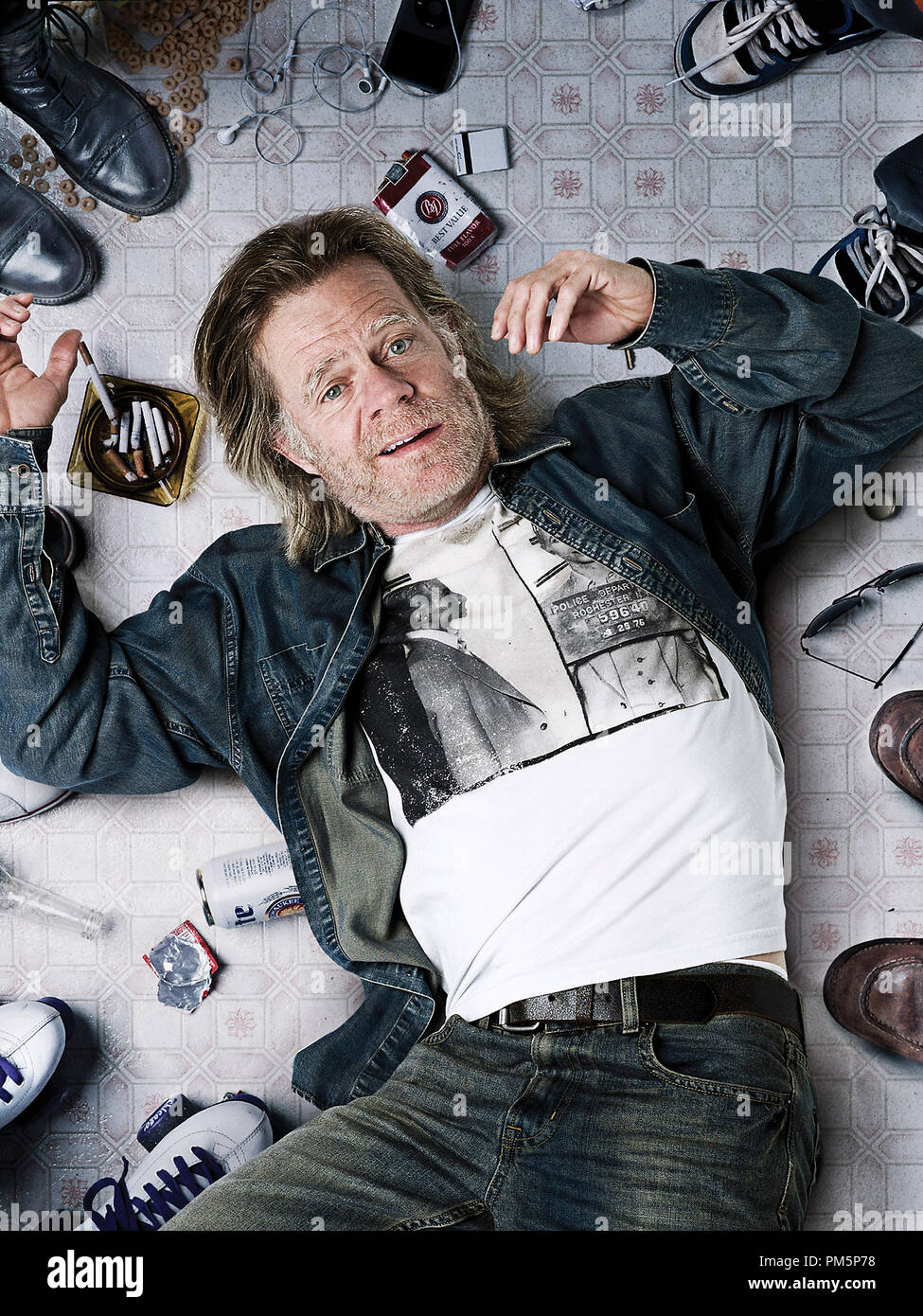 William H. Macy as Frank Gallagher in Shameless - Photo: Courtesy of SHOWTIME Stock Photo