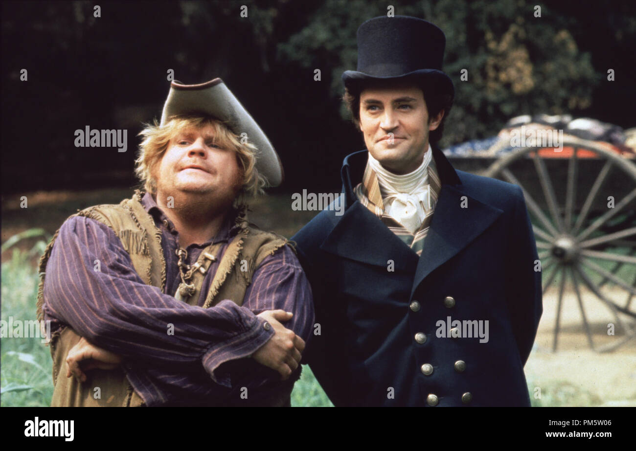 Film Still from "Almost Heroes" Chris Farley and Matthew Perry © 1998