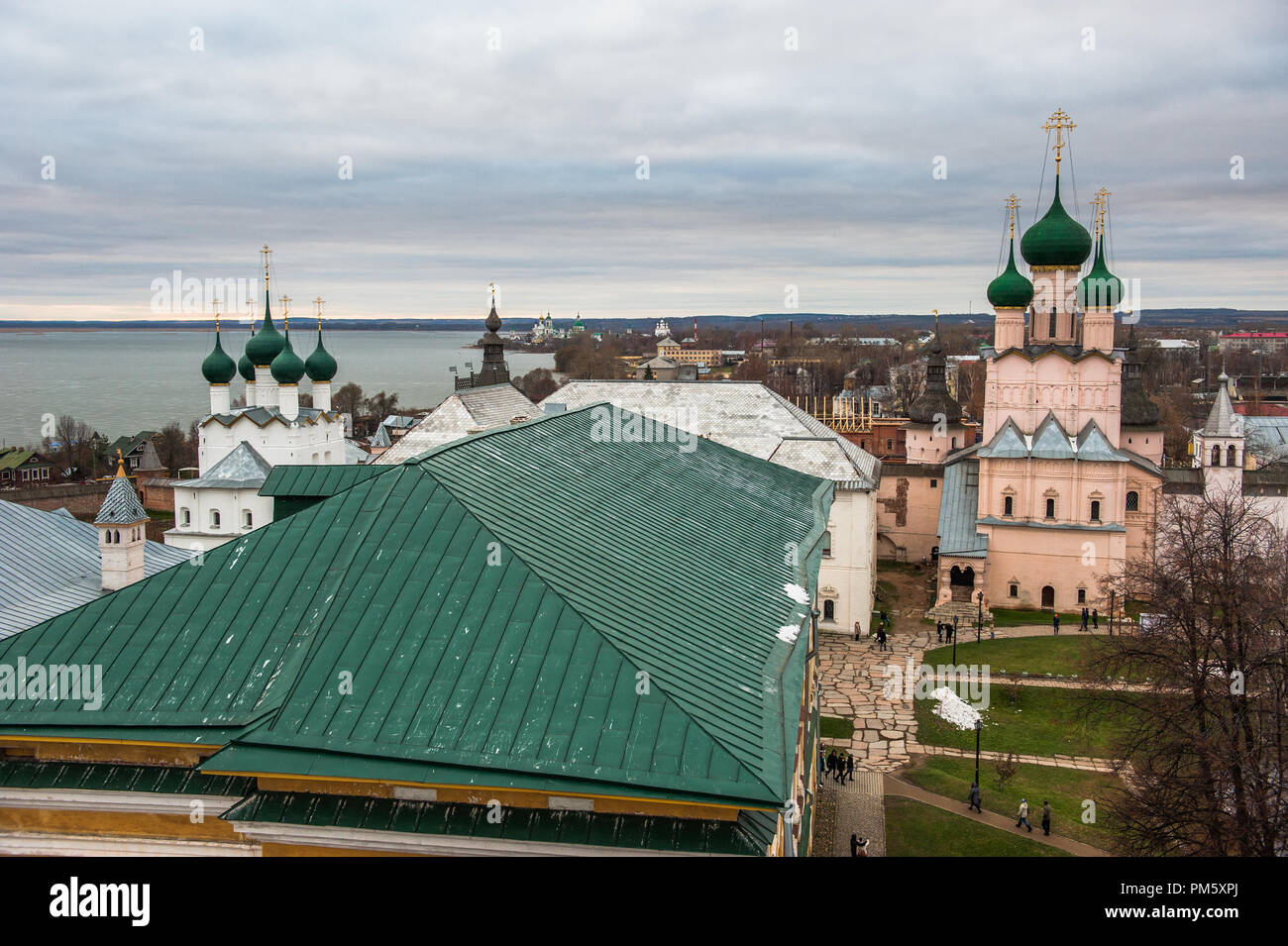 Ancient Russian city Rostov in Yaroslav region Stock Photo - Alamy