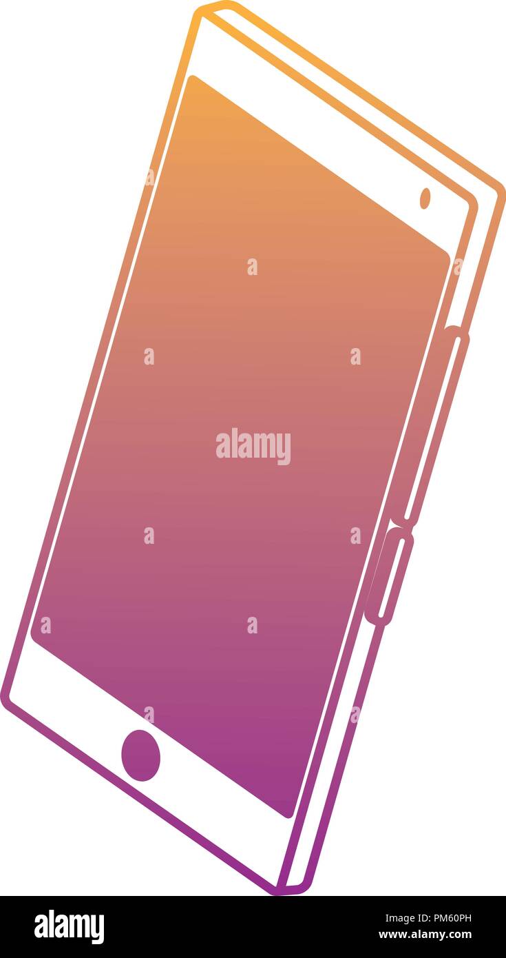 Smartphone mobile technology rainbow lines Stock Vector Image & Art Alamy