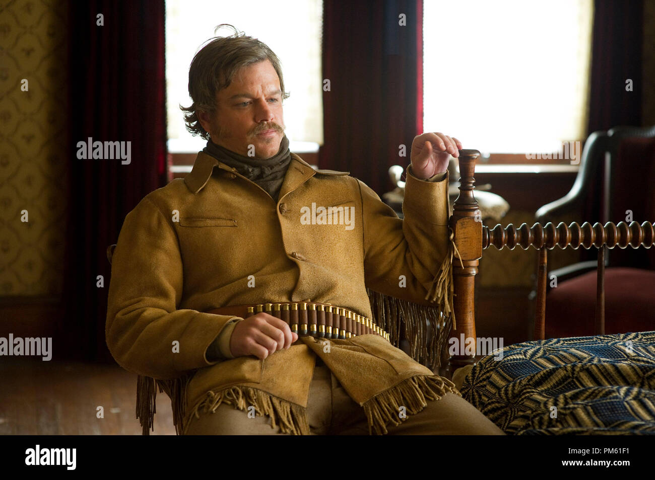 Matt Damon plays LaBeouf in Paramount Pictures True Grit Stock Photo