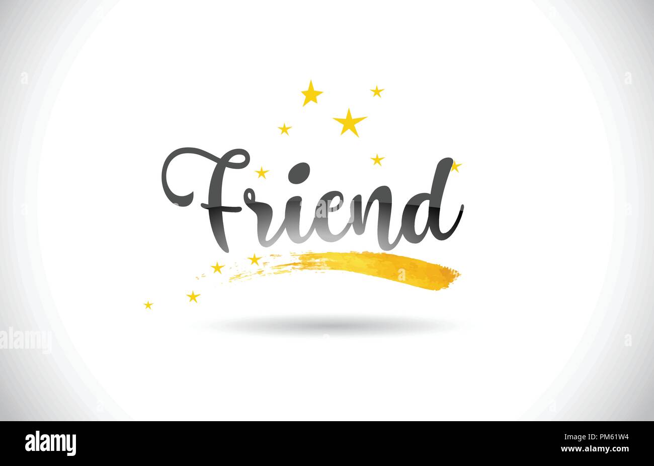 Friend word hi-res stock photography and images - Alamy