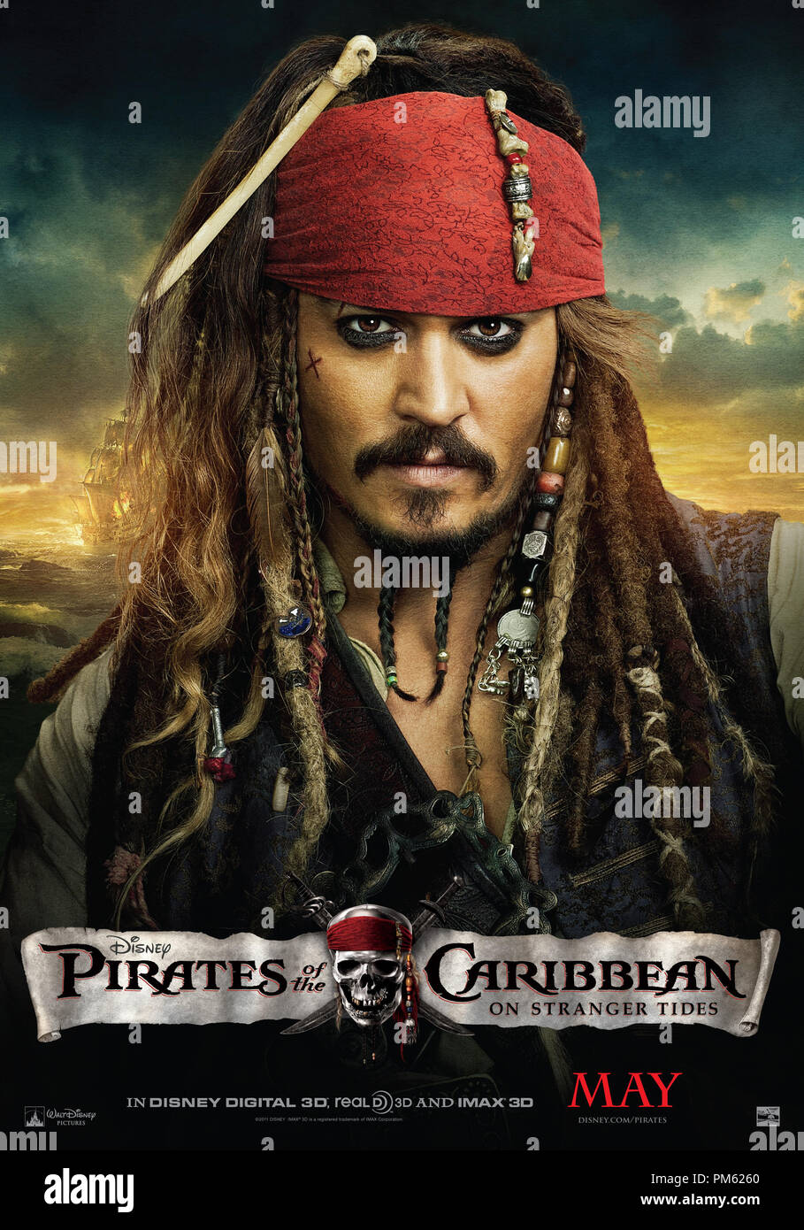 Pirates of caribbean poster hi-res stock and images - Alamy