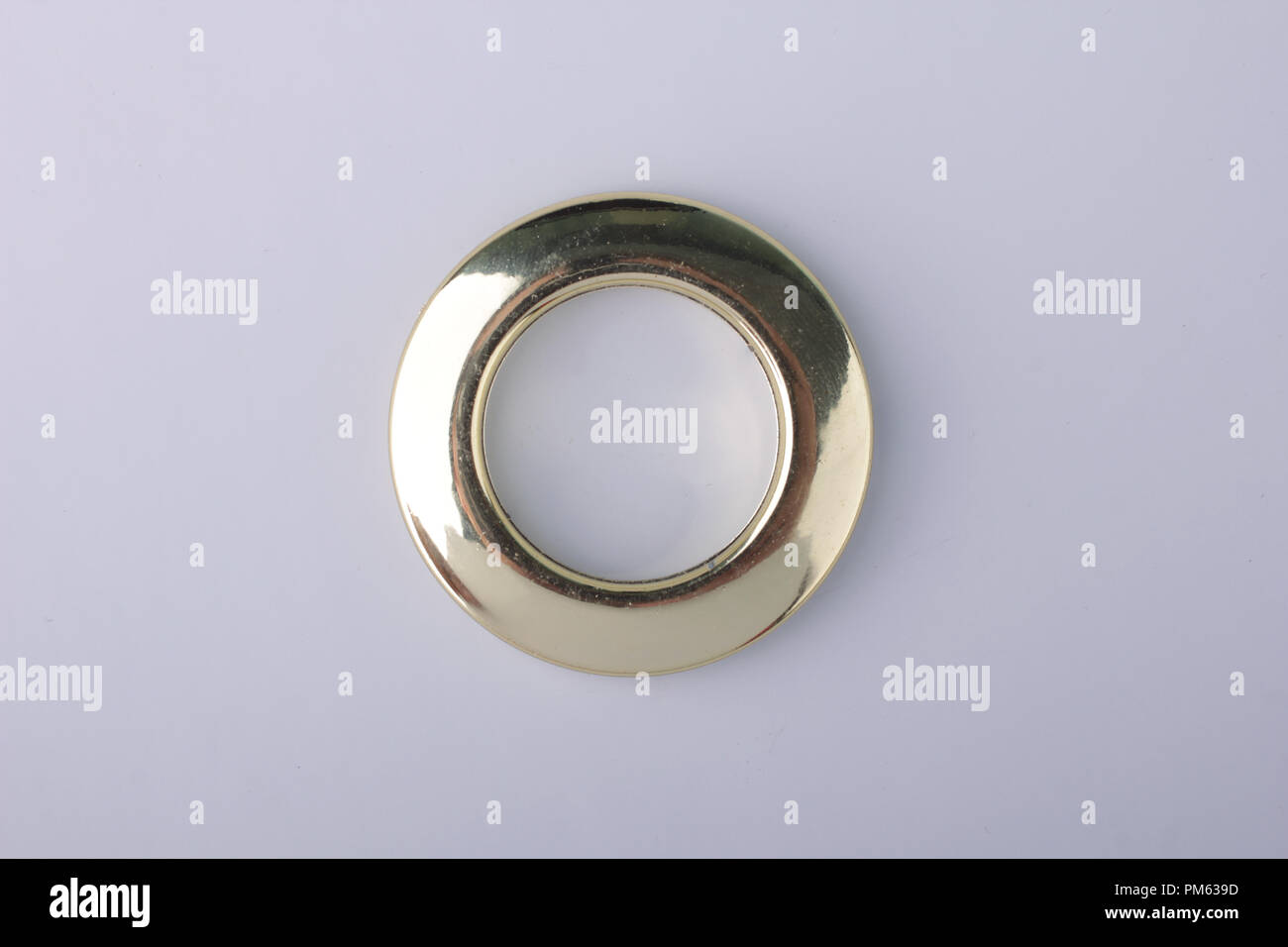 Plastic rings for fastening the fabric to the cornice for curtains